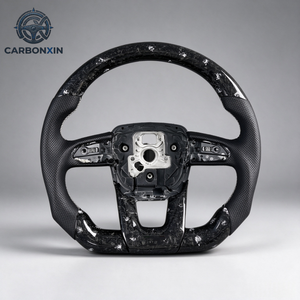 Volant de voiture personnalisé en cuir et fibre de carbone forgée avec LED pour Lamborghini Urus Gallardo Huracan Aventador - Product Image 3