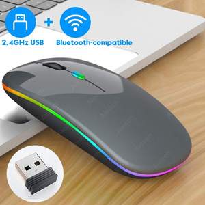 Ratón Inalámbrico Recargable Ergonómico y Silencioso con Bluetooth 2.4G Tipo C, con Certificación CE ROHS, para Macbook - Product Image 3