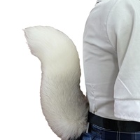 Queue de renard en fourrure pour cosplay, accessoire de déguisement DIY, décoration de taille, style anime japonais mignon, pour femmes adultes
