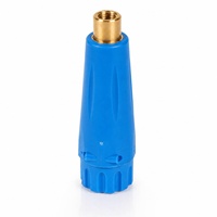 Buse à mousse de style ST-75 4000 PSI 1/4F en laiton bleu, canon à mousse professionnel haute pression pour lavage de voiture, outil de nettoyage