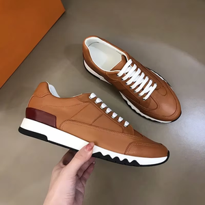 2026 New <b>Top</b> Women Famous Brands Genuine Leather Sneaker High Quality Shoes Designer Luxury Shoes For Men - Product Image 1