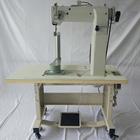 Machine à coudre industrielle à bras en U rotative à 360 degrés pour cuir, sacs à main, toile, bottes et points de verrouillage, modèle 8900
