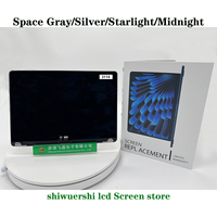 Rakitan Layar LCD Laptop 13,6 15,3 Inci Silver Space Gray Starlight Midnight untuk MacBook Air A2681 A2941 A3114 A3241