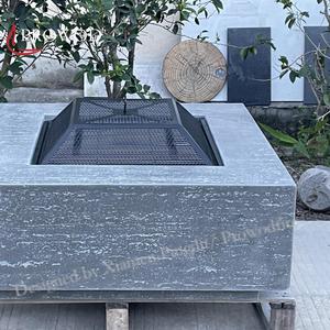 Chauffage extérieur <span class=keywords><strong>Barbecue</strong></span> Béton Carré <span class=keywords><strong>Cheminée</strong></span> Camping Poêle Charbon De Bois Foyers - Product Image 6