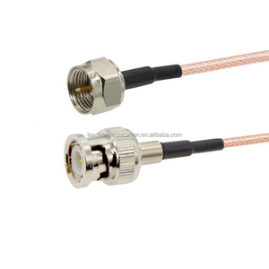 Cavo TV con Connettore Diritto Tipo <span class=keywords><strong>F</strong></span> RG174 RG178 RG36 Cavo Coassiale 15cm 50ohm 0-6GHz per CCTV CATV TV Digitale Decoder Antenna - Product Image 5