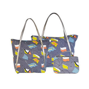 ซุปเปอร์มาร์เก็ตขนาดใหญ่เป็นมิตรกับสิ่งแวดล้อมของชํานํากลับมาใช้ใหม่ถุงช้อปปิ้งโพลีเอสเตอร์รีไซเคิลแบบกําหนดเองพับได้ - Product Image 6