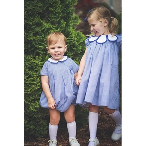 Pelele de burbujas de tulipán sin mangas para bebé, ropa de verano para niña pequeña, color azul - Product Image 6