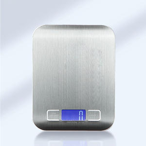 Báscula Digital de Cocina Tiansheng de Acero Inoxidable, Funciona con Batería, 5000g/1g de Precisión, para Alimentos y Café, Uso Doméstico, Color Plateado - Product Image 3