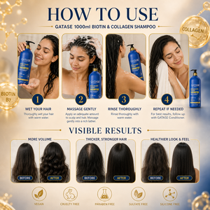 Shampooing <span class=keywords><strong>Bio</strong></span> Anti-Pelliculaire Épaississant <span class=keywords><strong>et</strong></span> Volumisant à la Biotine <span class=keywords><strong>et</strong></span> au Collagène, Fortifiant, Anti-Chute, Nourrissant <span class=keywords><strong>et</strong></span> Réparateur pour <span class=keywords><strong>Cheveux</strong></span> <span class=keywords><strong>Fins</strong></span> <span class=keywords><strong>et</strong></span> Éclaircis - Product Image 6