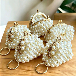 Recuerdos Personalizados para Fiestas de Boda, Regalos para Invitados de la Despedida de Soltera, Mini Bolsas de Perlas, Llaveros, Recuerdos para la Recepción de la Boda - Product Image 4