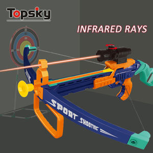 Ensemble de jeu de tir à l'arc pour enfants en plastique amusant, jeu de sport en plein air, jouets à ventouses en plastique, arc et flèches pour enfants - Product Image 5