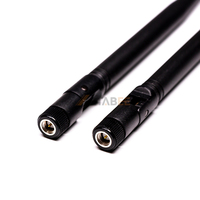 Antenne bi-bande VHF/UHF pour talkie-walkie 400 MHz 450 MHz marine et interphone VHF/UHF BNC SMA mâle à gain élevé en caoutchouc omnidirectionnelle