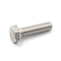 Baut dan Mur Heksagonal Ulir Penuh Setengah, Baja Tahan Karat SS 304 316 316L A2 A4 70 80,  Ring Pegas Datar, Sekrup DIN933