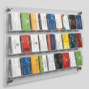 Hanging Rivista Rack A Parete Giornale Acrilico Brochure Holder - Product Image 1