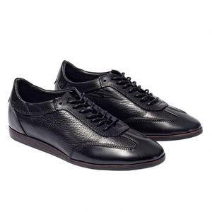 Zapatos Formales de Negocios para Hombre de Cuero de Grano Entero, Forro de Piel de Vaca Genuina, Oxfords Británicos Hechos a Mano, Ideales para Bodas - Product Image 1