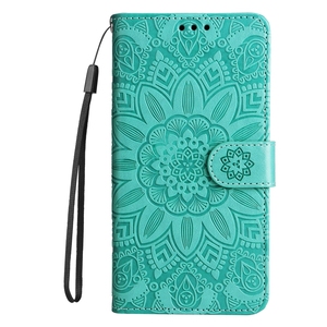 Housse en cuir PU imprimé fleur de soleil pour iPhone 15 16 16 <span class=keywords><strong>Pro</strong></span> 16 Promax, pour Google Pixel 9/9 <span class=keywords><strong>Pro</strong></span> XL Wallet case cover - Product Image 1
