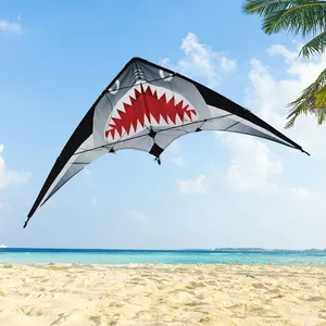 Chaveiro de tubarão duplo personalizado, venda da da fábrica, suave, dual line, kite, gatinhos, tubarão