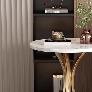 Coffee <b>Tables</b> Marble Oak Nordic Accent End <b>Sofa</b> Metal Gold Round Modern Luxury Set Living Room Furniture Coffee <b>Side</b> <b>Tables</b> - Product Image 4