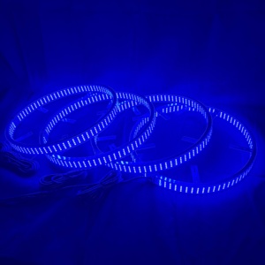 Nuovissimo 17 pollici 8 fila RGBW cambiante LED anello ruota illuminato Kit cerchio luce per camion - Product Image 2