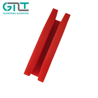 Douille de guidage rouge L10 DX3, insert de patin de guidage coulissant 100*10/16 1005, patin de rail de cabine d'ascenseur, pièces de rechange