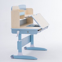 Nouvel arrivage de mobilier scolaire Kazakhstan Chaises de table d'étude ergonomiques en bois réglables pour la lecture Bureau pour enfants étudiants