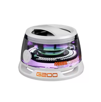 G200 Bt 5W Mini haut-parleur magnétique Home Super Mini caisson de basses audio sans fil pour téléphone portable ordinateur et source d'alimentation CC