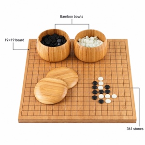 <span class=keywords><strong>Jeu</strong></span> de Go en bambou XLAN, plateau 47x44cm, 361 pierres avec bols, échecs chinois Gomoku, <span class=keywords><strong>jeu</strong></span> de table en bois <span class=keywords><strong>pour</strong></span> adultes - Product Image 4