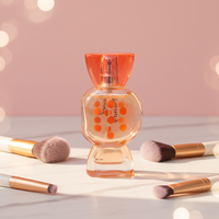 Flacon de parfum en verre transparent recyclable de 20 ml avec pompe pulvérisatrice, forme de bonbon créative, Lovely Fairy FR222
