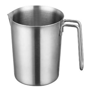 स्टेनलेस स्टील पिचर मापने स्केल कप बड़े मुंह बीकर दूध मेंढक जूग 5l/175 औंस समुद्री नौका हार्डवेयर - Product Image 2