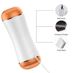 Günstiger Preis Wasserdicht Realistische Handheld Oral Silikon Vagina Vibrierende Sexspielzeug Pussy Vibrator Für Männer Masturbation - Product Image 4