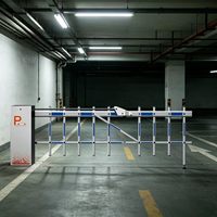 Barrière de stationnement en métal SHUNXIANG LPR/ALPR/ANPR, télécommande, moteur DC sans balais, protection IP55, revêtement poudré, longueur 6m