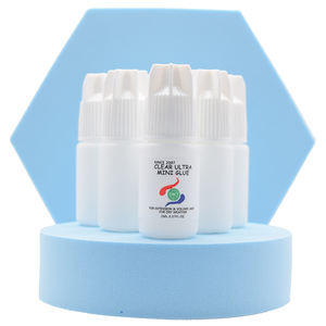 Très populaire Vente chaude OEM Extra Ultra 1 Sec Extention de cils à séchage rapide Colle transparente Corée 5ml Colle à cils - Product Image 1