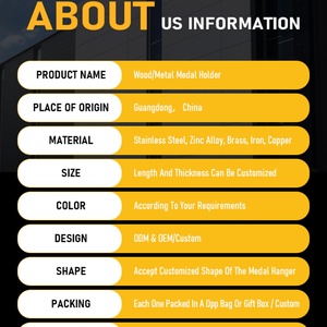 Support de présentation personnalisé pour trophées et médailles de course, en métal, de haute qualité, avec étagère, pour fabricants - Product Image 5