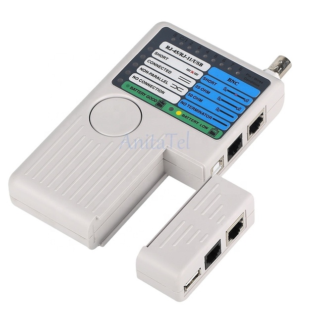 High Quality Remote RJ11 RJ45 USB BNC LAN Network Cable Tester UTP STP LAN Cable Tracker Detector Compatible WiFi GPRS TCP