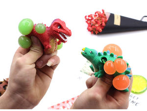 OEM Soft EVA Dinosaur Grape Splat Hand <b>Squeeze</b> Bead <b>Ball</b> Toy Age Range 5 to 7 Years - Product Image 2