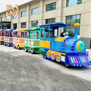 <span class=keywords><strong>Train</strong></span> sans rail à batterie <span class=keywords><strong>12V</strong></span> pour enfants, portée 80-100 km, capacité 24 enfants, pour parcs d'attractions et centres commerciaux - Product Image 3