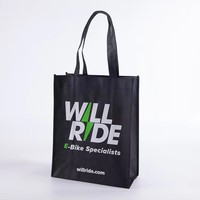 Sac fourre-tout non tissé robuste en gros, sac de courses promotionnel, sacs d'emballage non tissés réutilisables pour le shopping