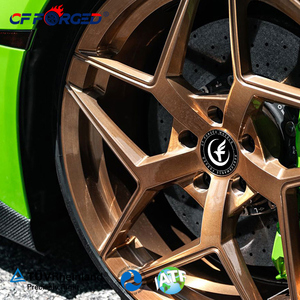 Jantes en alliage forgé monobloc à rayons en Y personnalisées en <span class=keywords><strong>bronze</strong></span>, 20 et 21 pouces, 5x112, pour <span class=keywords><strong>Lamborghini</strong></span> Huracan Aventador <span class=keywords><strong>Urus</strong></span> Racing Performance - Product Image 4