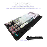 Keyboard Keycaps Multimedia Gaming Keyboard Which Have a Special Application That Colors Can Be Controlled