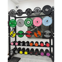 Juego de Discos de Pesas de Hierro Fundido Comerciales ZY, Juego de Discos Profesionales para Barra, para Entrenamiento de Fuerza, Levantamiento de Pesas, Gimnasio de Alta Resistencia
