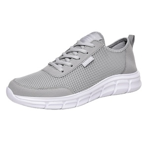 Chaussures de sport pour hommes grande taille, respirantes, en maille, légères, semelle MD, à lacets, souples, pour la course et la marche printemps-été - Product Image 1