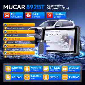 Strumenti diagnostici MUCAR 892BT Scanner OBD2 sistema completo con codifica bidirezionale ECU 34 reet vita aggiornamento gratuito AI Scan Tool - Product Image 2