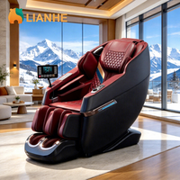 Fauteuil de massage zéro gravité corps entier avec simulation de main robotique, suivi SL, vibration, massage des pieds, contrôle de la minuterie OEM/ODM