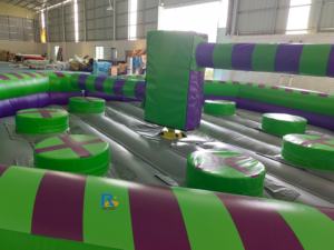 Gioco gonfiabile della spazzatrice di <span class=keywords><strong>sport</strong></span> di sfida di fusione su misura gioco gonfiabile di wipeout macchina gonfiabile di wipeout di fusione - Product Image 6