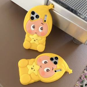 Chuối hình dạng phim hoạt hình Twinkle Twinkle 3D Silicone trường hợp điện thoại cho Iphone 17 Pro Max mềm trường hợp đối với iPhone 16pro nữ 15 14pro - Product Image 5