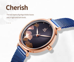 นาฬิกาข้อมือ Shengke K0139 K0139L แฟชั่นหรูหราสำหรับสุภาพสตรี ดีไซน์<span class=keywords><strong>ดอก</strong></span>ไม้ กันน้ำ ระบบควอตซ์ เหมาะสำหรับผู้หญิงและเด็กผู้หญิง - Product Image 5