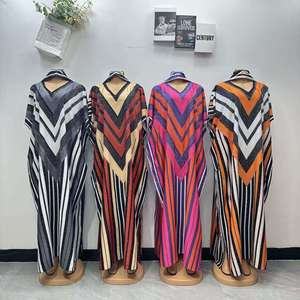 Abaya Lisami extra large et longue en tissu métallisé, nouvelle mode musulmane, robe décontractée en polyester avec estampage à chaud, <span class=keywords><strong>taille</strong></span> unique, <span class=keywords><strong>vêtements</strong></span> africains - Product Image 5