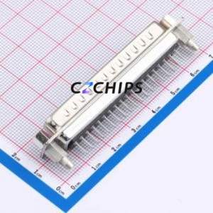X0237WT17B5 D-Sub/VGA Connector Through hole Component (THT) Connector Standard D-Sub Male 37P Through Hole - Product Image 2