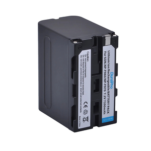 Batterie NP-F960 F960 F970 7200mAh pour caméscope Sony HXR-MC2500 1500C NX100 NX5R NX3 <span class=keywords><strong>PXW</strong></span>-Z100 Z5C <span class=keywords><strong>150</strong></span> EA50CH VX2200E - Product Image 3