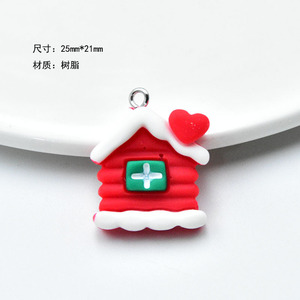 Tema navideño Kawaii resina Flatback Charms Santa Claus Ángel estatuilla para SLIME Craft juguetes joyería y DIY bolsa fabricación de zapatos - Product Image 4